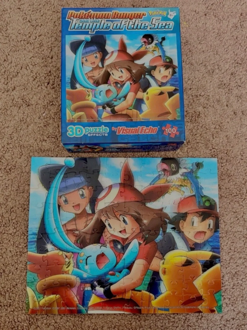 Pokemon Puzzle Diamond and Pearl & Ranger and the Temple of the Sea Set 2007